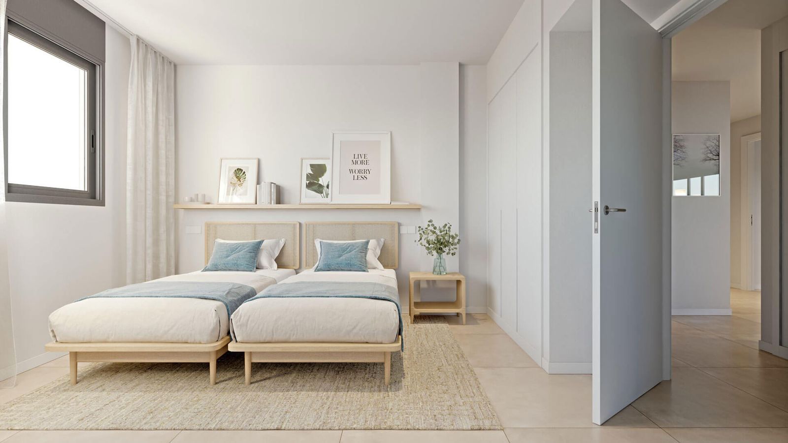 05 twin bedroom las mesas suites